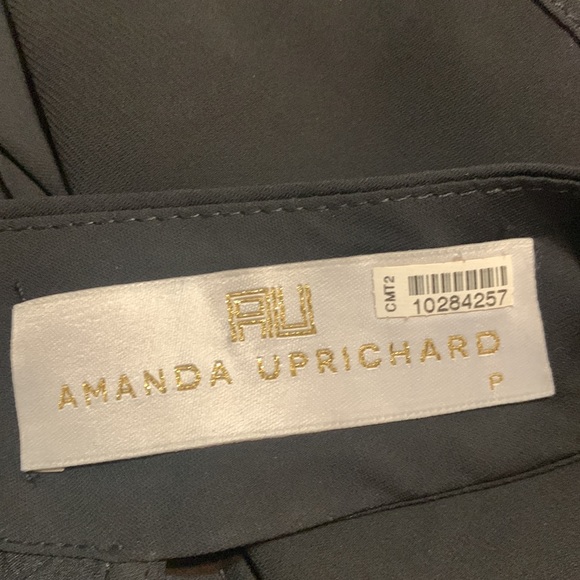 Amanda Uprichard Simona black cold shoulder dress P - Picture 4 of 4